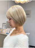 似合わせカット◎大人ショートボブ丸みショートカット