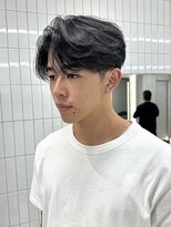 センターパート/ニュアンスパーマ