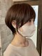 プラグ ヘアーデザイン 大名店(PLUG hair design)の写真/《ショートカット×白髪ぼかし》で脱白髪染め◇骨格や毛流れを見極めた繊細なカットで再現性の高いヘアに♪