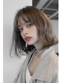 ミディアムレイヤー/顔まわり/前髪/【lana hair 新宿】