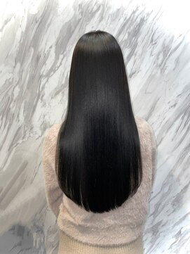 ピリオド 赤坂(Period.) うる艶ブラック 透明感地毛風ブラック