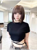 【annex松田】ミルクティーベージュボブ