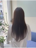 軽めロング×ベージュ