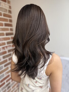 エニー 栄(Any) 韓国レイヤー×ラベンダーグレージュ