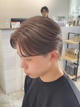 ◎2025年大ヒットmen'sスタイル◎センター分け×ニュアンスパーマで自然な毛流れを！