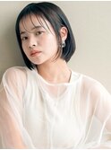 ワンホンレイヤー/ミルクティーブロンド/ダークブルー/がもよん
