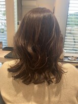 ヘアーデザイン シーベル(HAIR DESIGN SEA BELLE)&nbsp;#コテ巻きパーマ #デジタルパーマ #ミディアムレイヤー