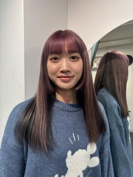 アオ(AO。) アンブレラカラー/ピンクカラー/暖色/ハイトーンカラー