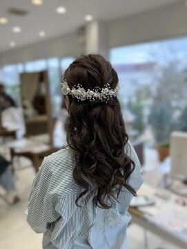 フォルテ 榛原パームス店 ハーフアップヘアアレンジ