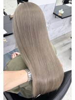 エゴル ナゴヤサカエ(ENGOL NAGOYA SAKAE)&nbsp;新美蓮/ミルクティーグレージュ/ミルクティーベージュ/ブリーチ