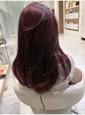 レイヤーカット×カシスピンク　style by 田爪
