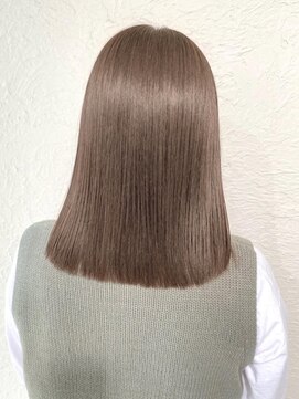 バランス 原宿 表参道(balance) ミルキーベージュ×ロブ YUKA