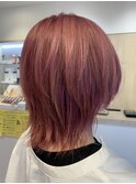 ダブルカラー,ピンク,ピンクベージュ【草加】