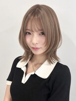 ルトワフクロマチ(Lutowa Fukuromachi)&nbsp;ダークパープル/ナチュラルショート/ミルクブラウン/夏/袋町
