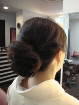 ビギンズ ヘア コウベ(BEGINS HAIR KOBE) 入園式のアップ