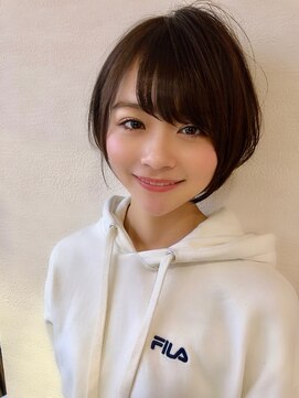 ロンド 表参道店(Lond) 津賀雅也 毛束感のあるゆるふわ丸みショートボブ♪