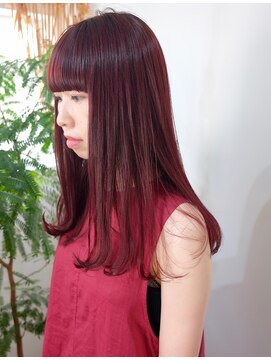 ラウレア(Laulea) [Laulea★女性限定サロン]ツヤ感ボルドーカラー