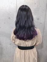 サロンドミルク 原宿(salon de MiLK)&nbsp;ダークラベンダー＆アクセントカラーラベンダー