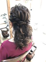 ロカット サロン(Roquat Salon) 結婚式ハーフアップアレンジ【ヘアアレンジ 立川/立川南】