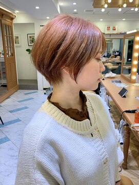 ロンド パルティール 大宮(Lond partir) 【石田勇士郎】アッシュブラウン毛先パーマハンサムショート