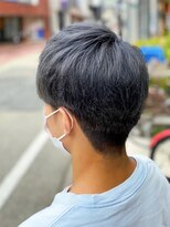 テトテ 門戸厄神店(tetote)&nbsp;【tetote村山サロンスタイル】刈り上げショート×ブルーアッシュ