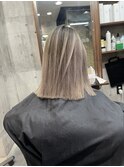 #黒髪#ボブルフ#ネビージュ#小顔#ワンレン
