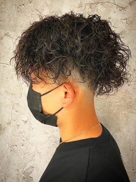 ビンゴ(BINGO) ba22_2wayバングツーブロック刈り上げモテ髪束感ツイストパーマ