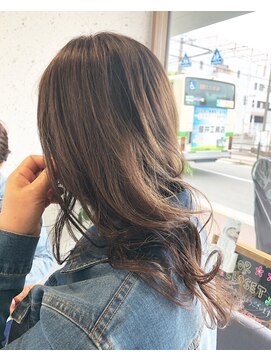 カラークローゼット(COLOR CLOSET) ロングヘア/大人可愛い/オリーブベージュ