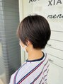 アグ ヘアー シアン 寒河江店(Agu hair xian) トップは長めに襟足はタイトな女性らしいハンサムショート
