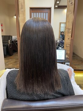 髪穂庵 カミノキモチ 髪質改善ヘアエステ【ビフォアとの違いをご覧ください】