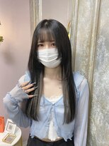 ガルボヘアー 名古屋栄店(garbo hair)&nbsp;#名古屋#栄#プルエクステ#インナーカラー#シルバー#10代#20代