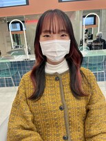 ロンドルーチェ 心斎橋(Lond luce)&nbsp;ダークアッシュ/ミディアムレイヤーカット［髪質改善/縮毛矯正］