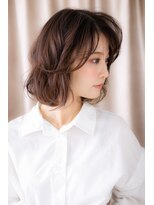 カバーヘア ブリス 川口(COVER HAIR bliss)&nbsp;バイカラー癖毛カット抜け感ふんわりカールZ川口10代20代30代