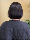 髪質改善　酸性ストレート　ナチュラルボブ