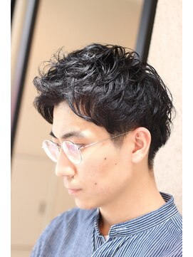 カズ 中津店(KAZU) メンズヘア　爽やかニュアンスパーマ　茨木市