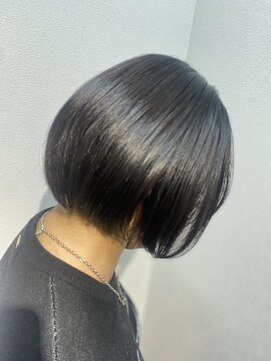 アローズ 久留米店(arose) 大人かわいい耳掛けハンサムひし形束感ショート☆刈り上げ女子