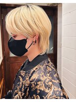 ラレイ ハラジュク(Lalei harajuku)&nbsp;【ささき】抜きっぱなしブリーチ/ウルフ/ブランドヘア