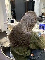 IJK 表参道&nbsp;くすみブラウン【髪質改善ストレート＋ケアカラー】