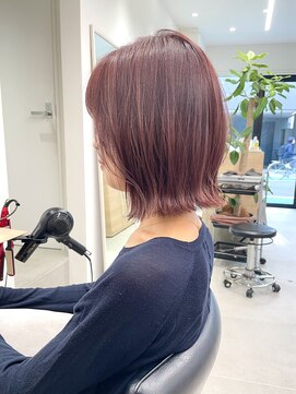 グラフ 蔵前(GRAFF) ピンクベージュ/外ハネボブ