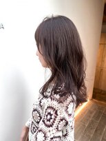 ヘッツ 仙台駅前店(HETTU)&nbsp;黒髪/グレーベージュ/レイヤーロング/前髪パーマ/仙台