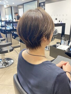 ハルキ ミナト ジャパン オオサカ(HARUKI MINATO japan OSAKA) 40代50代60代白髪マッシュショートボブ大人美人くびれ髪質改善