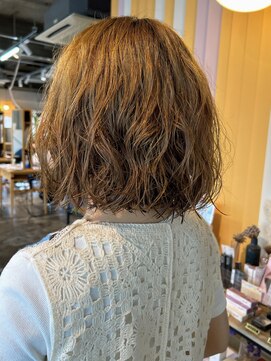 ファンファンバイルー 岐阜(fan fun by Rooo) デザインパーマウルフパーマ韓国風パーマ