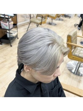 ループ(LOOP) センターパート/ホワイトシルバー