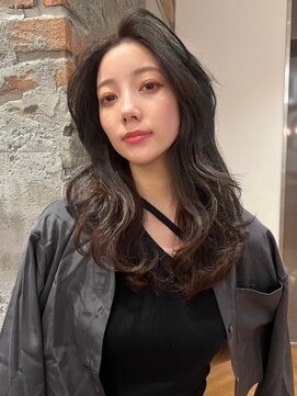 ユーフォリア 銀座本店(Euphoria) ストレート　艶カラー　ブラウンカラー　髪質改善　20代30代