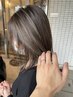 カット＋白髪ぼかしハイライト＋トリートメント