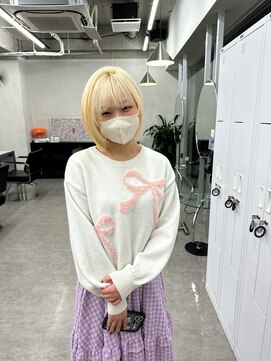 ティント 梅田(Tint) 【Ryota】ブロンドボブ《大阪梅田駅》