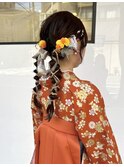 ヘアセット　卒業式