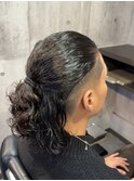 福岡マンバン　ハーフアップアレンジ