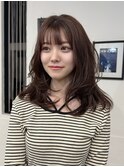 透明感カラー/オリーブブラウン【アシスタント担当】