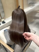 ジーナ サンシャイン通り池袋(Zina)&nbsp;髪質改善 アッシュベージュ ブリーチなし 赤みなし【mizuki】